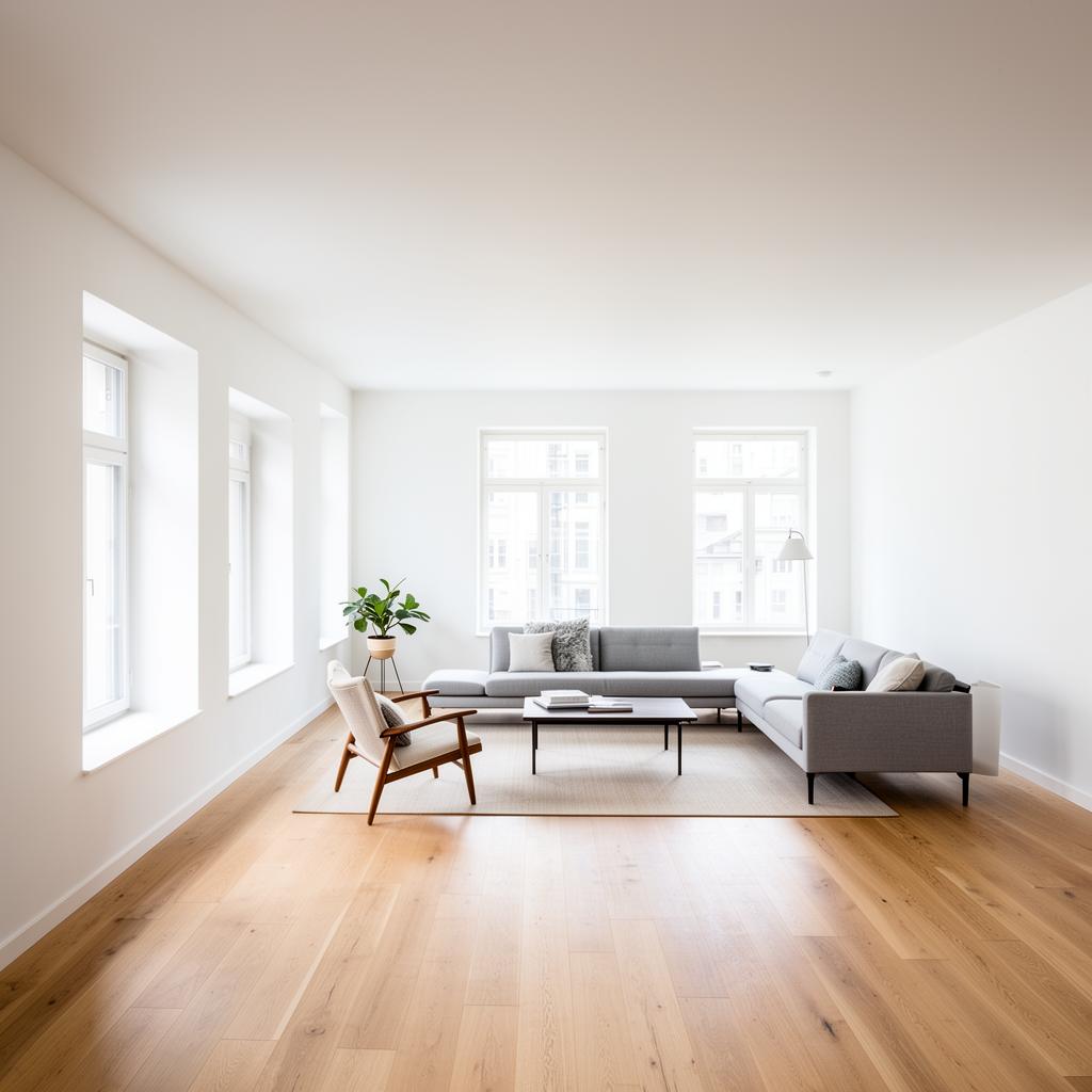 Moderne skandinavisk interiør